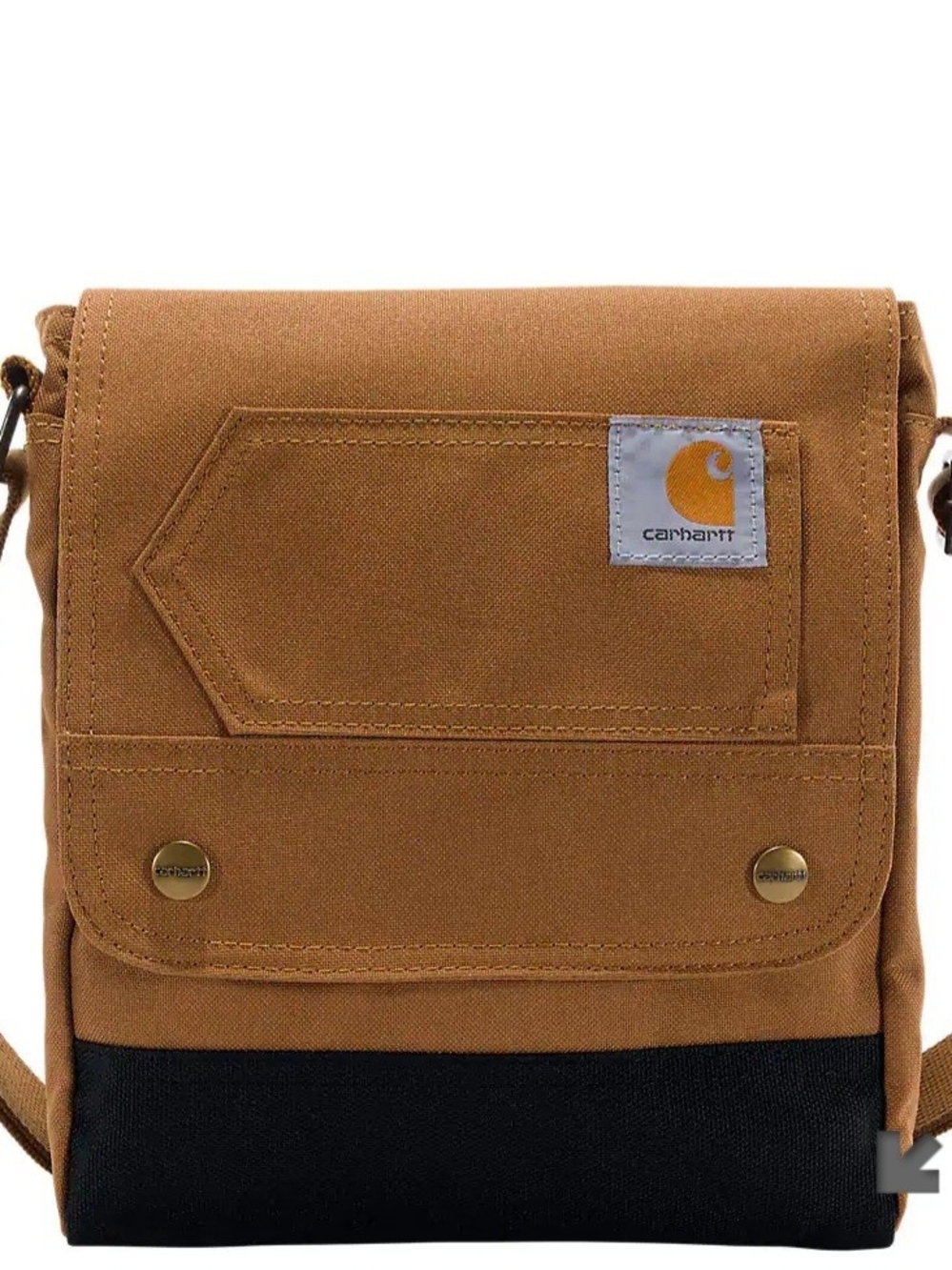 Carhartt Brown Small Crossbody Messenger Bag